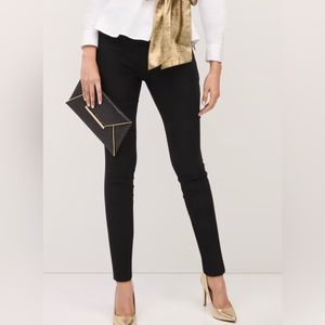 New York and Company Charcoal Gray, Large Tall slim leg pull on elastic waist